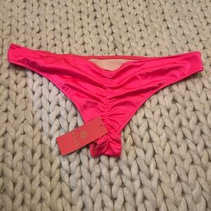 Vibrant Pink Cheeky Bikini Bottom